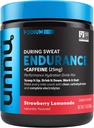 Nuun Hydration Endurance Toz, Strawberry Lemonade + Caffeine, Workout Support, 5 Essential Electrolytes for Hydration + Carbohidrats, Vegan, Non-GMO, (16 Servisler - Canister)