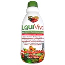 LiquiVive Sıvı Vitaminler Mega Beslenme | Vejetaryen Daily Multivitamin Denge Immune Support ATM Superfood of Nature | C D3 A B12 E K |% 9 Vegan Non-GMO Gluten Ücretsiz 32 fl oz
