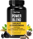 Pure Himalaya Shilajit with Ashwagandha for Men - 12000 mg Authentic Shilajit Capsules with Gokshura, KSM-66 & Safed Musli | Premium testosteron Support Supplement for Energy & Vitality