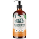 Hayvanlar için Safst Salmon Oil, Cats, Horses, Ferrets & Evcil hayvanlar - 32 Fl Oz 100% Pure Premium Food Grade - Natural Omega 3, 6 & 9 Supplement - Promosyonlar, Cilt, Ortak ve Beyin Sağlığı