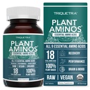 Plantass Organik Temel Amino Asit Supplement (EAAs) & BCAA -% 100 Plant-Based Raw, Vegan - Tüm 9 Temel Amino Asits 18 Total replicas (360 Tablet)