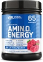 Optimum Beslenme Enerji - Yeşil Çayla Çalışmak, BCAA, Amino Asits, Keto Friendly, Green Coffee Extract, Energy Toz - Blue Raspberry, 65 Hizmet (Pazar Mayıs Vary)