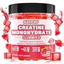 Creatine Monohydrate Gummies for Men & Women 120 CT - 5000mg Creatine Monohydrate per Serving - Ζάχαρη Δωρεάν Μασώμενο Creatine for Muscle Strength, Mus Builder, Energy Boost (Raspberry Flavor)