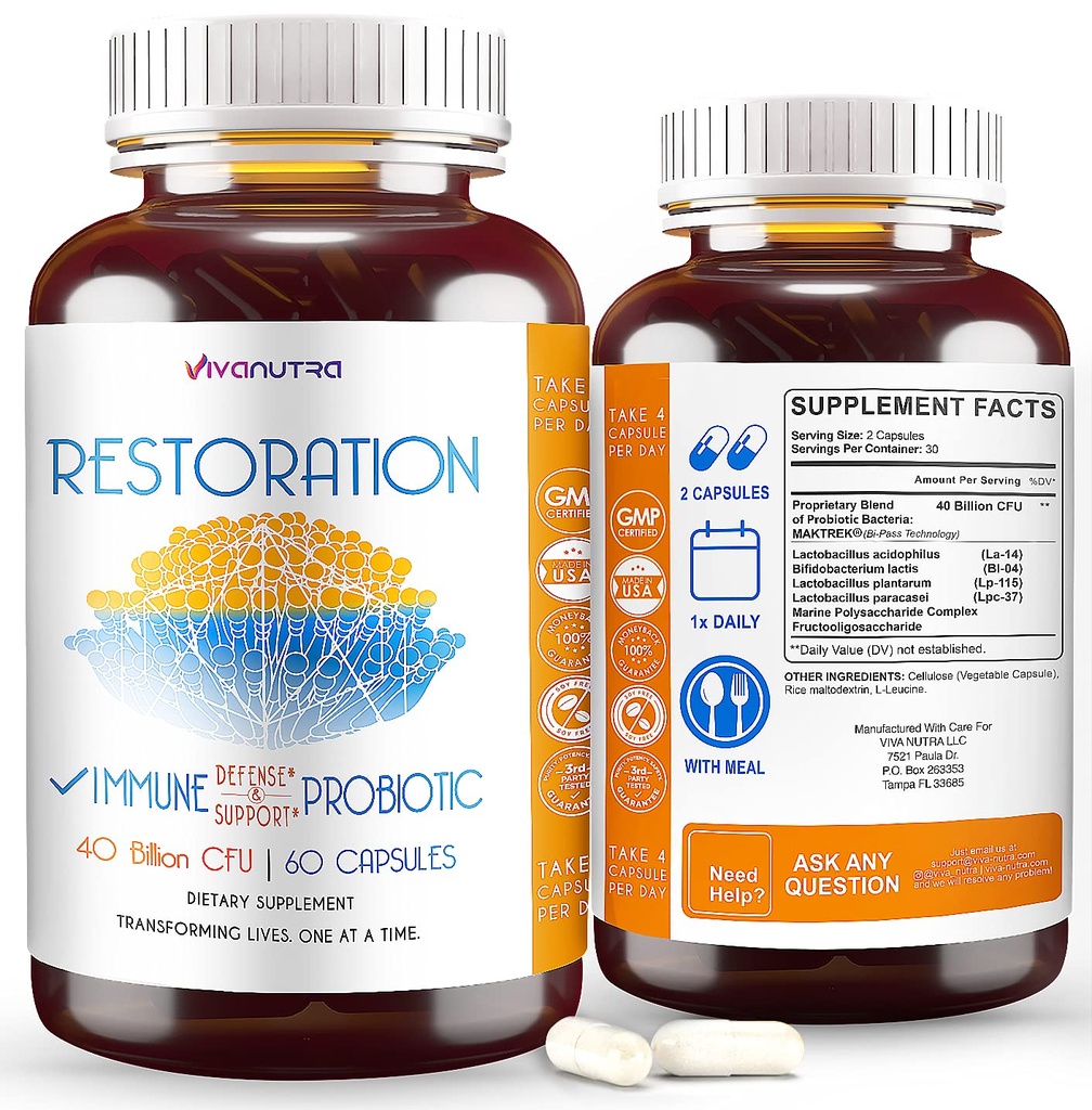 Restorasyon Toenail Fungus Tedavisi Probiyotik Pills - Nail Fungus Tedavisi Toenail, mantar Fungi Foot Ekstra gücü için, Toe Nail yenileme ayakları Fungus Supplement - Ay Supply 60ct