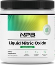 Nature's Pure Blend Liquid Nitric Physics Supplements for Men – L-Arginine Toz – Nitrik Çimento ATM & Circulation Supplement – Blood Flow Support, L Arginine ve L Citrulline – 5000 MG MG