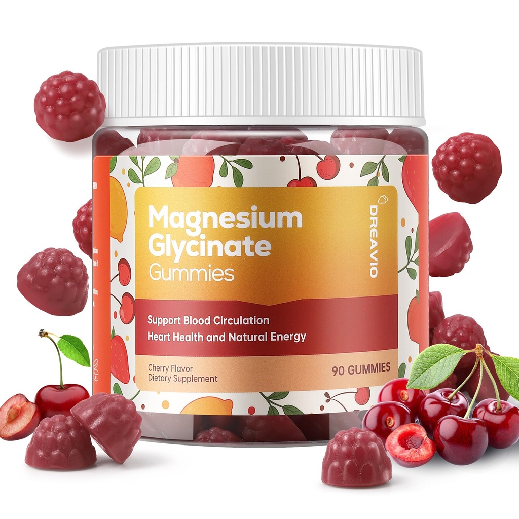 90 Count Magnesium Glycinate Gummies 400mg w/Ashwagandha συμπλήρωμα - Ζάχαρη Δωρεάν ψευδάργυρο Μαγνήσιο Γλυκινικό συμπλήρωμα Ashwagandha Gummies για ενήλικες
