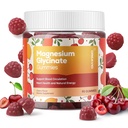 90 Count Magnezyum Glycinate Gummies 400 mg w/Ashwagandha Supplement - Sugar Free Magnezyum Glycinate Supplement Ashwagandha Gummies for Yetişkinler için