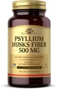Solgar Psyllium Husks Fiber 500 mg - 200 Sebze Capsules - Non-GMO, Vegan, Gluten Free, Süt Free, Kosher - 100 Hizmet