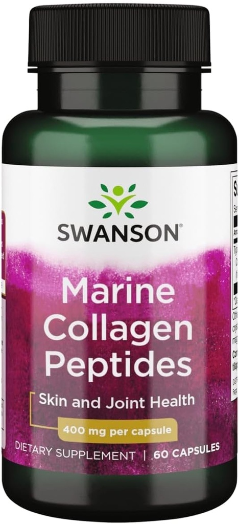 Swanson Hydrolyzed Fish Collagen Τύπος I 400 Milligrams 60 Κάψουλες