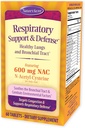 Nature's Secret Respiratory Support & Defense - 60 Tablet - Sağlıklı Lungs & Bronchial Tract - NAC, Fenugreek & Marshmallow ile - 30 Hizmet