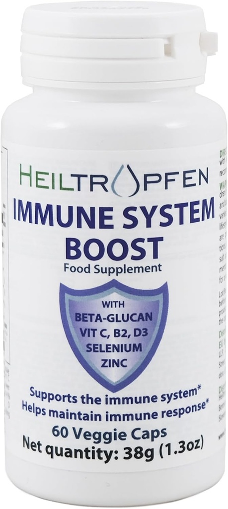 Heiltropfen Immune System Boost | 60 Veggie Capsules | Diyet Supplement