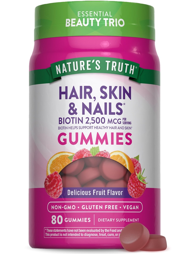 Nature's Truth Hair Skin and Nails Gummies 