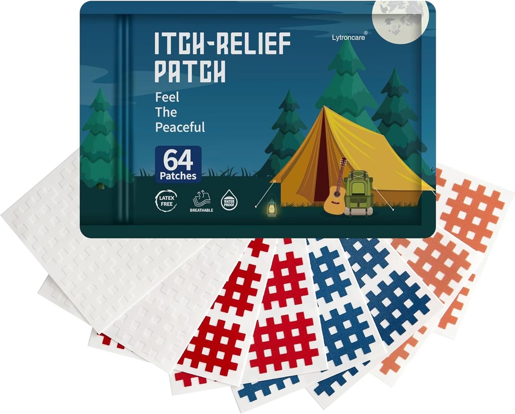 Bug Bite Itch Relief Patch for Kids (64 Kont) için Yol Seyahat Esasları, Doğal Malzemeler