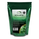 Zokiva Beslenmeleri - Nettle Leaf Tea Bag Mega Pack - 100 Premium Quality Organic Herbal Tea Çanta - Caffeine-free and Vegan-friendly In a Resealable Stand Up Zip Lock Pouch