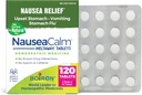 Boiron NauseaCalm Relief for Upset Stomach, Nausea, and Vomiting Due to Stomach Flu, Overindulgence, or Motion Hastaness - Non-Drowsy - 120 Count (2 60 Paket)
