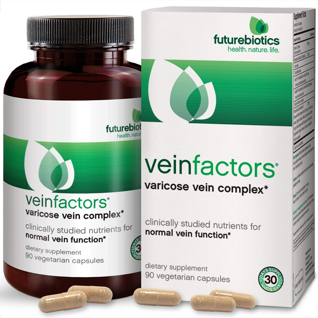 Futurebiyotiks VeinFactors, 90 Vegetarian Capsules