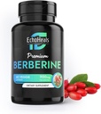 Berberine Supplement - Doğal Bitki-Ceylon Cinnamon, Turmeric, Piperine, Vitamins B6, C, D - Vegan-Friendly - 60 Sebze Caps, 900 mg.