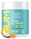 RAW Pre Workout Toz, Thavage (Beach Bum) - Chris Bumstead Sports Nutrition Supplement for Men & Women - Cbum Pre Workout for Working Out, Hydration, mental Focus & Energy - 40 Hizmetler