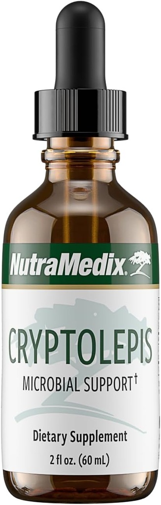 NutraMedix Cryptolepis Υγρά Συμπληρώματα - Προώθηση Ημερήσια Μικροβιολογική & Ανοσία Υποστήριξη - Υγρές Βιταμίνες για Γυναίκες & Άνδρες - Ευρυζώνιο & Βελτιστοποιημένο για Απορρόφηση (2 Fl Oz)