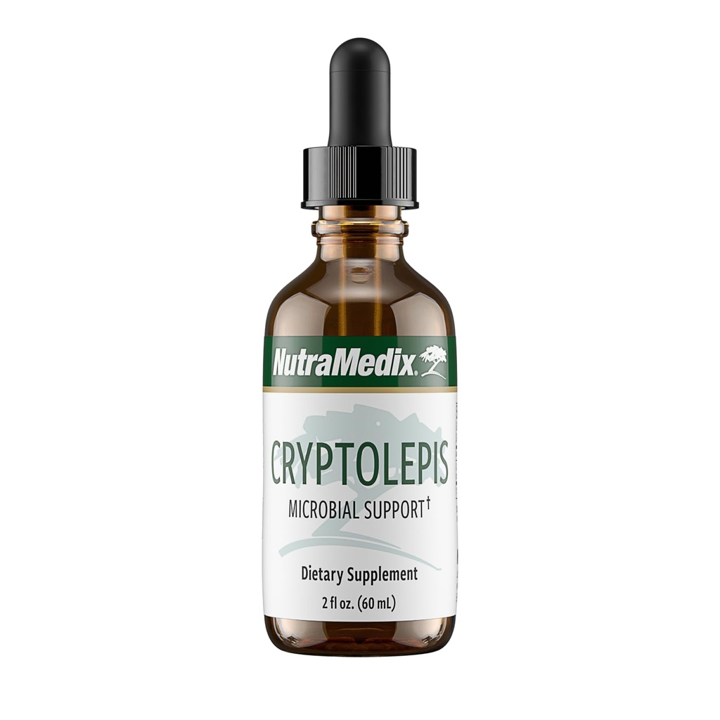 NutraMedix Cryptolepis Liquid Supplements - Daily Microbial & Immunity Support - Kadınlar ve Erkekler için Sıvı Vitaminler - Broad-Spectrum ve Aborpsiyon (2 Fl Oz) için optimize