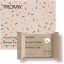 ProMix Beslenme Protein Puff Bars - Doğum günü Kek - Marshmallow Crispy Treat - Great Tasting & Cold On The Go Snack - Yüksek Protein & Low Calorie - Gluten, Soy, & Corn - 12 Bars