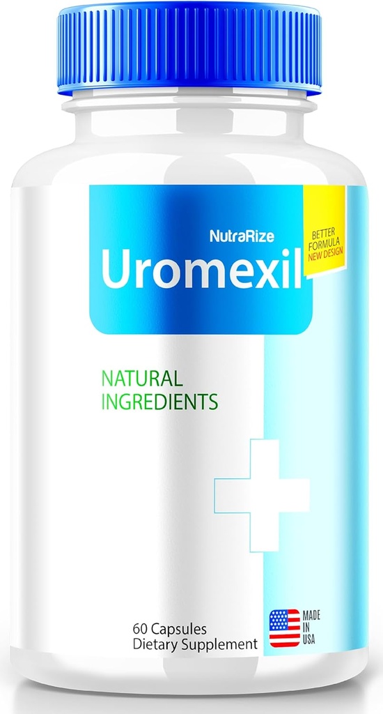 NutraRize Uromexil Capsules, Premium Formula for Prostate Heath Support, All-Natural Supplement for Control and Overall Health, Uromexil Forte Reviews (60 Capsules)