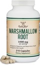 Marshmallow Root Capsules (210 Kont, hizmet başına 1000 mg) Mucilage Destek Respiratory, Skin ve Gut Onarımı (Vegan Safe, Gluten Free) Double Wood tarafından