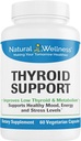 Doğal Wellness Tiroid Desteği - Iodine, Selenium & L-Tyrosine Supplement for Health Thyroid Function, Energy, and Metabolism – Yourroid Support for Women & Men – 60 Vegetarian Capsules