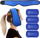 LotFancy Face Ice Pack TMJ, Bilge Dişler, 4 Reusable Hot Cold Therapy Gel Packs, Head, Oral ve Yüz Cerrahisi, Diş İmplantları, Blue Eye Cerrahisi, Diş İmplantları, Blue