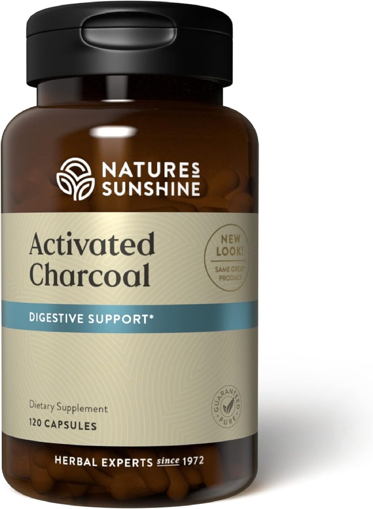 Nature's Sunshine Aktif Charcoal 120 Capsules