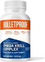 Ses geçirmez Limon-Flavored Omega Krill Kompleksi Softgels, 120 Kont, Fish Oil Supplement for Brain and Heart Health