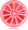 Creative Portable Mini 7 Gün Haftalık Geometrik Şekil Rotary Meyve Stil Pill Storage Case Box (Pomelo)