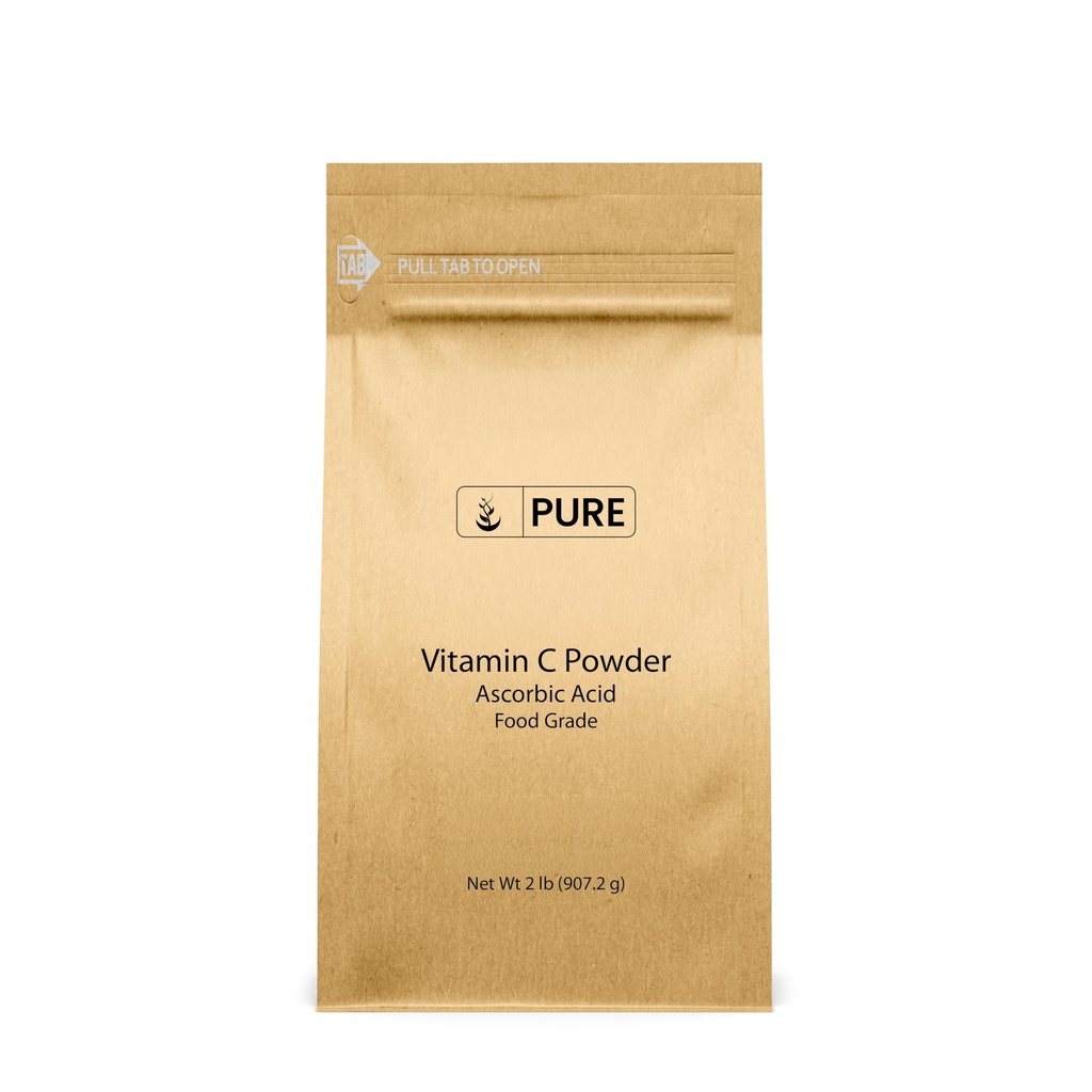 PURE ORIGINAL INGREDIENTS Vitamin C Toz (2 lb) Ascorbik asit, GMO, Diyetsel Supplement