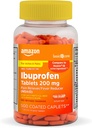Temel Bakım Ibuprofen Tabletleri, 200 mg, Ağrı Reliever/Fever Solution, 500 Count