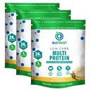 BioTrust Low Carb Protein Tozu – Doğal ve Lezzetli Whey & Casein Blend from Grass-Fed Hormon Free Cows – Non GMO, Soy Free, Gluten Free, Hormon Free (Vanilla, 3-Pack)