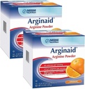 Arginaid Arginine Powder Drink Mix, Orange - Διατροφικές Ανάγκες για Φροντίδα Τραυμάτων - 0,32 OZ Packets (14 CT/Pack) (Διατροφή των 2)