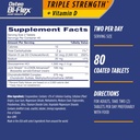 Osteo Bi-Flex Triple Strength(5) Vitamin D Glucosamine Chondroitin Ortak Sağlık Supplement, Kaplamalar, 80 Kont (Pack of 2)