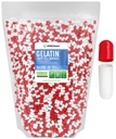 XPRS Nutra Μέγεθος 0 Κενές κάψουλες - 5000 Count Empty Gelatin Κάψουλες - Χάπια DIY Καψάκιο Γέμισμα - Αγνά καπάκια τζελ για τα χάπια Bovine για το Do-It-Yourself Συμπληρώματα (Red/White)