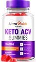 Ultra Quick Keto ACV Gummies για απώλεια βάρους, UltraQuick Keto+ACV Formula, Premium Keto Plus ACV Formula, Φυσικό μηλίτη μηλίτη 1000MG, Επίσημη κριτική UltraQuick Gomitas (60 Gummies)