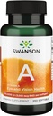 Swanson Vitamin A 10. 000 IU (3.000 mcg Rae) Φυσικό Νούρισμα για την υγεία των οστών, του δέρματος, την υποστήριξη όρασης και τη λειτουργία του ανοσοποιητικού συστήματος - Υψηλή απορρόφηση Βιταμίνη A 250 Softgels