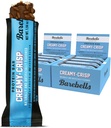 BAREBELLS Protein Bars Creamy Crisp - 12 Kont, 2 Paket - Protein Snacks with 20g of High protein - Protein Çikolata Bar with 1g of Total Sugars - Perfect on The Go Protein Snack & Kahvaltı Bars