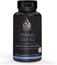 Halal Vitamin D3 ile K2 Chewable Tabletler - D 2000 iu + Menaquinone-7 (MK7) | Kalp Sağlığı, Bones ve Kass Sağlık | Erkekler ve Kadınlar için 90 Kont