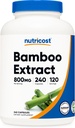 Nutricost Bamboo Extract, 400 mg, 240 Capsules - Vegan, Gluten Free ve Non-GMO - 120 800 mg ile hizmet