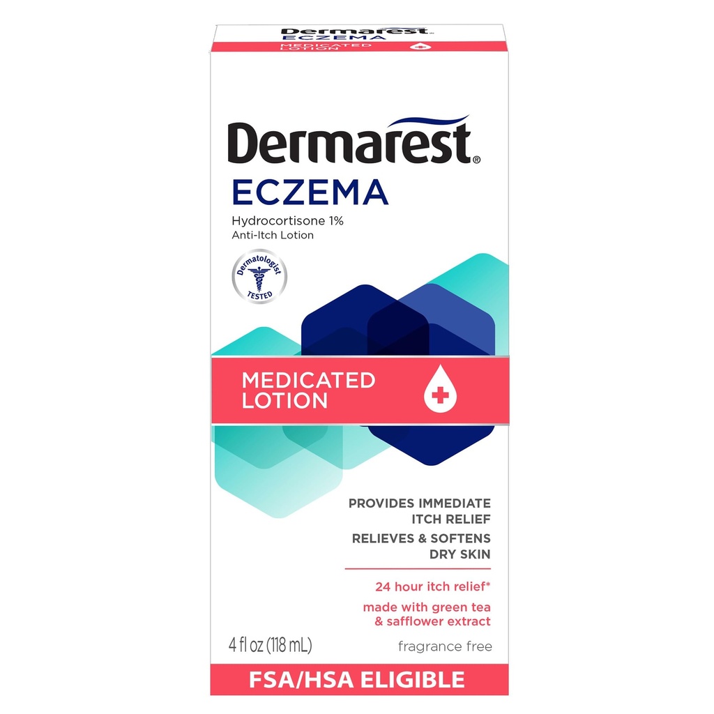 Dermarest Eczema Medicated Lotion, 4 fl oz (Pazar 1)