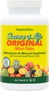 NaturesPlus Πηγή Ζωής - 360 Mini-Tabs, Συσκευασία των 2 - Multivitamin & Mineral Συμπλήρωμα - Υποστηρίζει τη φυσική ενέργεια και τη συνολική ευεξία - Χωρίς γλουτένη, χορτοφάγους - 120 Σύνολο Υπηρεσίες