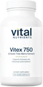 Vital Nutrients Vitex 750 | 750 mg Chaste Tree Berry Extract | Hormonlar, Fertness ve Menstrual Cycle Balance* | Gluten, Süt, Soy Free | Non-GMO | 120 Capsules