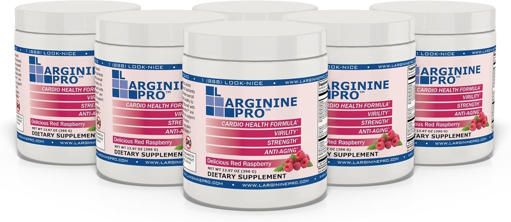L-ARGININE PRO | 5,500 mg L-Arginine Plus L-Citrulline 1,100 mg Raspberry Toz İçecek Mix Supplement for improve Nitrik Kalınlık Prodüksiyon için Tamamlandı