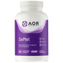 AOR, SeMet, Selenomethionine a Natural Form of Selenium, Supports Normal Hücre Büyüme ve Geliştirme, Immunity, Mineral Supplement, 90 Capsules (90 Hizmet)