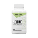 NutraBio L-Leucine Supplement - Kas Büyüme ve Kurtarma için Optimal Amino Asit - Doğal Fermented Free Form Leucine replicas Supplement- Vegan, Non-GMO, Gluten Free - 400 mg, 180 Capsules