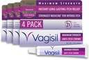 Vagisil, Kadınlar için Benzokak ile En Güçlü Kadın Anti-Itch Cream, Relieve Yeast Enfeksiyon Irritation, Gynecologist Tested, Fast-acting, Soothes ve Cools Skin, 1 oz (Pazarlama)